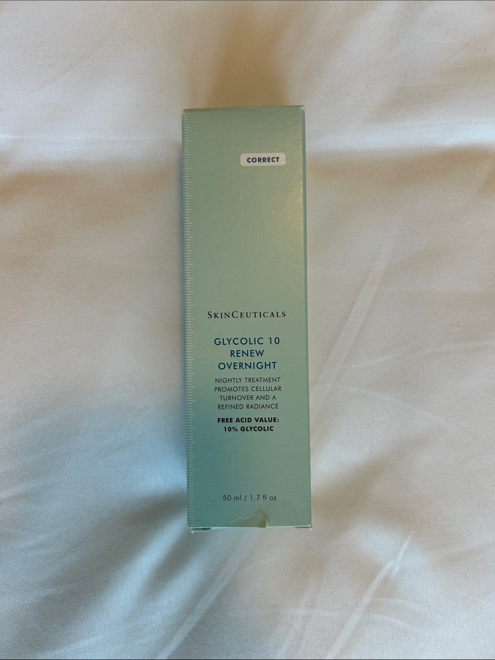 NWOT SkinCeuticals Glycolic 10 Renew Overnight - Mint Green